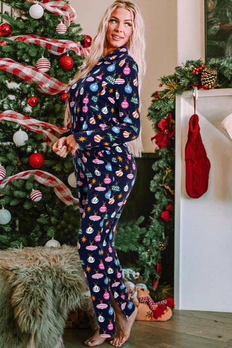 HIDDEN GEMS | Christmas Ornaments Pajama Set