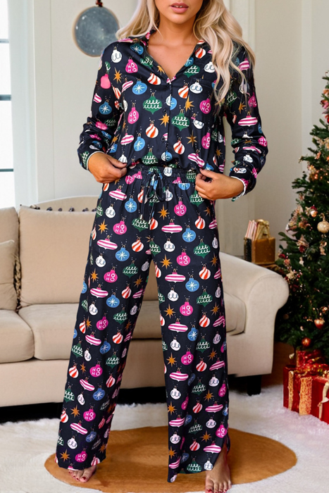 HIDDEN GEMS | Christmas Ornaments Pajama Set