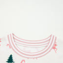 HIDDEN GEMS | Christmas Tree Stripe Contrast Pajama Set