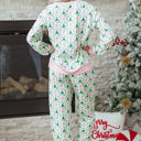  HIDDEN GEMS | Christmas Tree Stripe Contrast Pajama Set