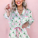  HIDDEN GEMS | Christmas Trees & Bows Pajama Set