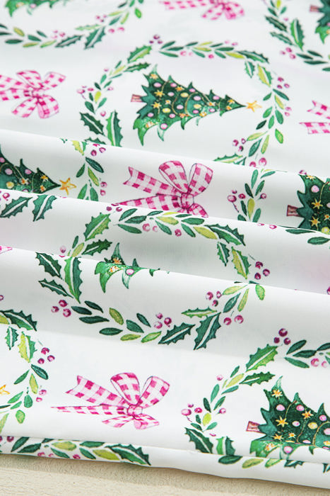 HIDDEN GEMS | Christmas Trees & Bows Pajama Set