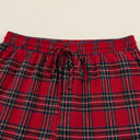  HIDDEN GEMS | Christmas Plaid Patchwork Pajama Set