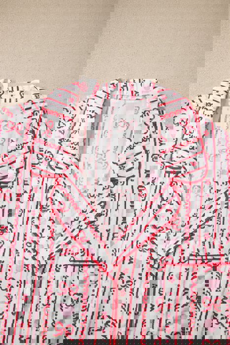 Valentine Cutie Bow Tie PJ Set