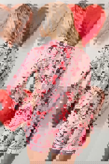 Be Mine Bow Tie PJ Set