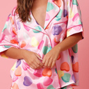  HIDDEN GEMS Valentines Day Soft Satin PJ Set