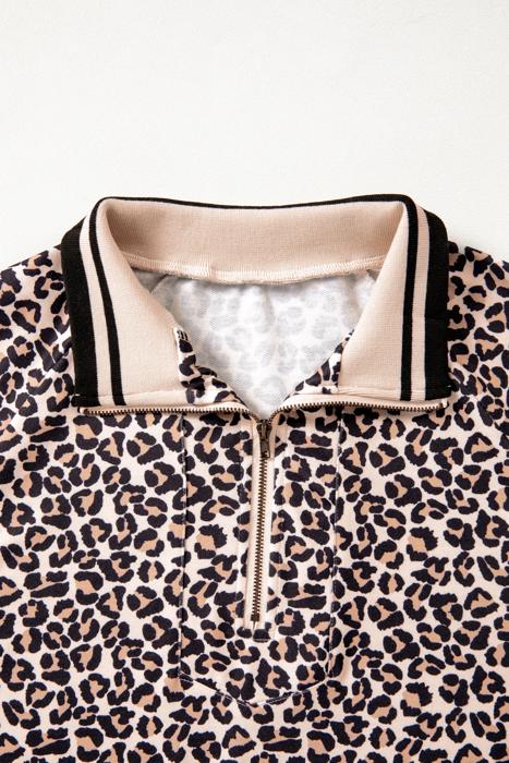 Wildly Cute Leopard Stripe Top
