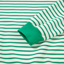  HIDDEN GEMS | Stripe Patchwork Long Sleeve Top