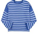 Sky Blue Stripe Small HIDDEN GEMS Sporty Stripe Sweater