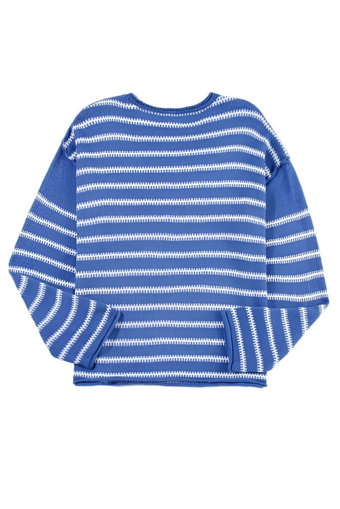 HIDDEN GEMS Sporty Stripe Sweater