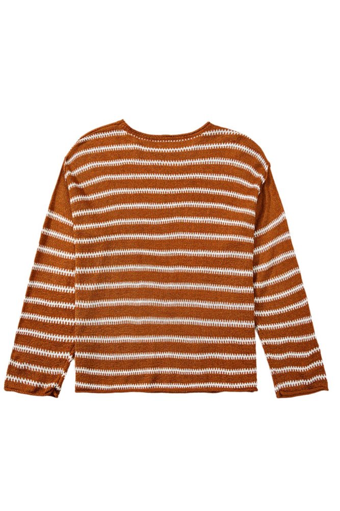 HIDDEN GEMS Sporty Stripe Sweater