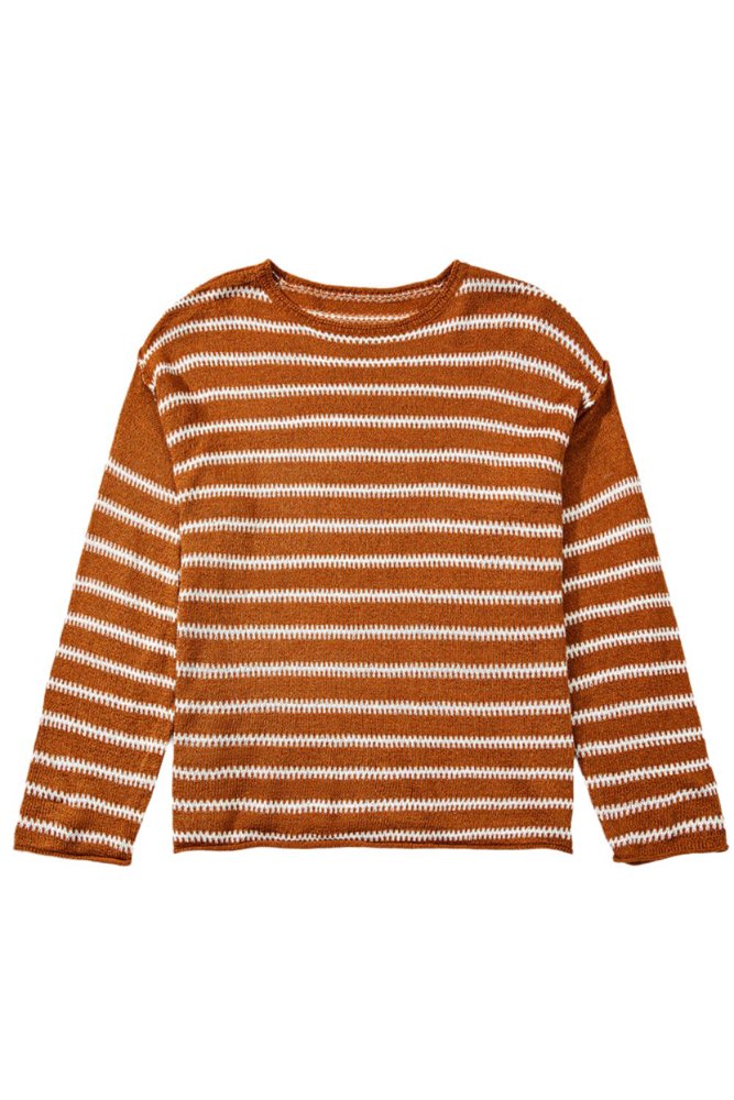 HIDDEN GEMS Sporty Stripe Sweater