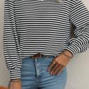 Black Stripe Small HIDDEN GEMS Everyday Stripe Long Sleeve Top