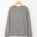 Black Stripe Small HIDDEN GEMS Everyday Stripe Long Sleeve Top