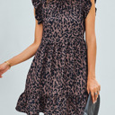  SALE! Leopard Tiered Dress (Size Small)