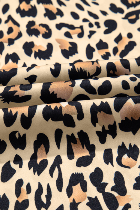 HIDDEN GEMS | Leopard Wide Leg Drawstring Pants