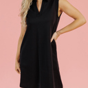  HIDDEN GEMS | Essential Collared V-Neck Dress