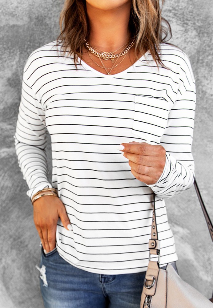 SALE! Stripe Long Sleeve Top