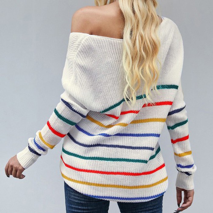 SALE! Multicolor Stripe Sweater