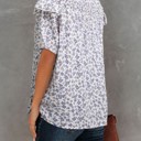  SALE! Floral Smocked Ruffle T-Shirt