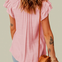  SALE! Ruffle V Neck Top