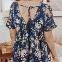  Sale! Vintage Blooms Babydoll Top