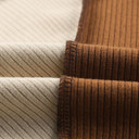  Clearance! Colorblock Ribbed Knit Long Sleeve Top