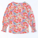  HIDDEN GEMS Floral Smocked Long Sleeve Top