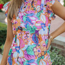  HIDDEN GEMS | Tropical Smocked Blouse