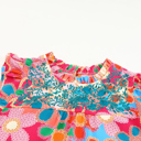  HIDDEN GEMS | Floral Embroidered Frilled Tank Top