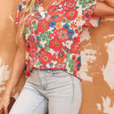  The Penelope Vibrant Floral Top