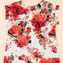  HIDDEN GEMS Vibrant Floral Shirred Top