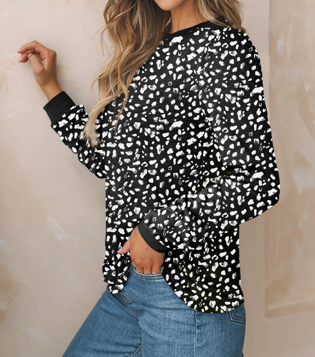 SALE! Leopard Lightweight Long Sleeve Top