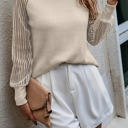  HIDDEN GEMS Kaylen Ribbed Mesh Sleeve Top