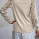  HIDDEN GEMS Kaylen Ribbed Mesh Sleeve Top