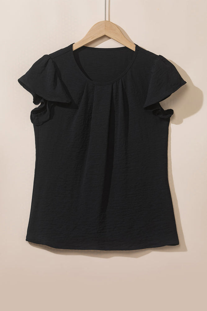 The Essential Ruffle Sleeve Top