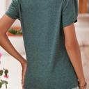  HIDDEN GEMS | Heathered Petal Sleeve V-Neck T-Shirt