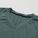  HIDDEN GEMS | Heathered Petal Sleeve V-Neck T-Shirt