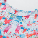  Dreamy Greece Babydoll Top