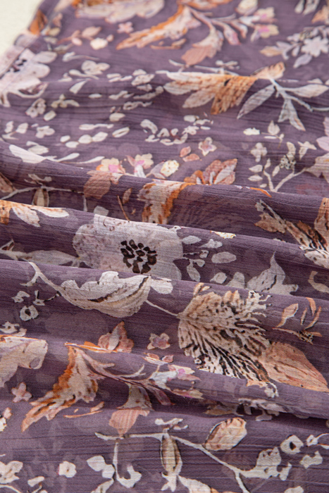 HIDDEN GEMS | Boho Floral 3/4 Sleeve Babydoll Blouse