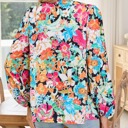  HIDDEN GEMS Floral Tassel Blouse