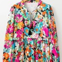  HIDDEN GEMS Floral Tassel Blouse