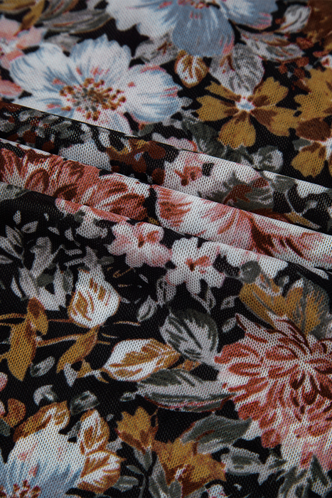 Clearance! The Flora Vintage Mesh Top