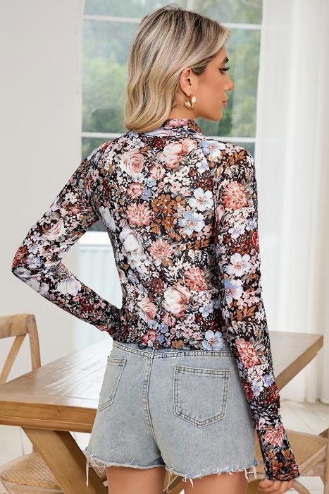 HIDDEN GEMS The Flora Vintage Mesh Top