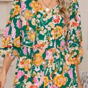  The Juliet Floral Shirred Blouse