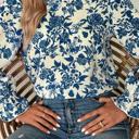  HIDDEN GEMS Florence Floral Ruffle Blouse