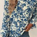  HIDDEN GEMS Florence Floral Ruffle Blouse