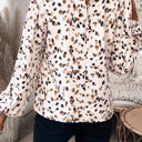  HIDDEN GEMS Unforgettable Mock Neck Blouse