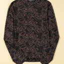  HIDDEN GEMS | Western Rodeo Mesh Mock Neck Top