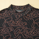  HIDDEN GEMS | Western Rodeo Mesh Mock Neck Top